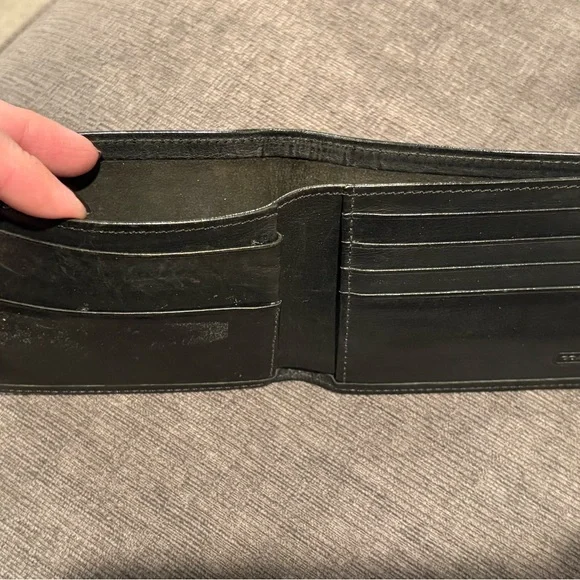 Coach Black Leather Men's Wallet